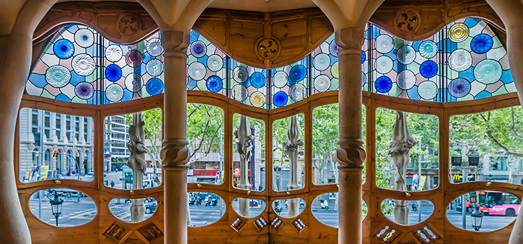 Casa Batllo Stained Glass