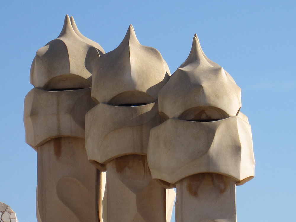 Casa Milà chimneys