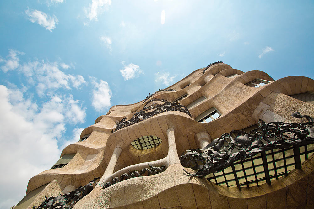 Casa Milà from below