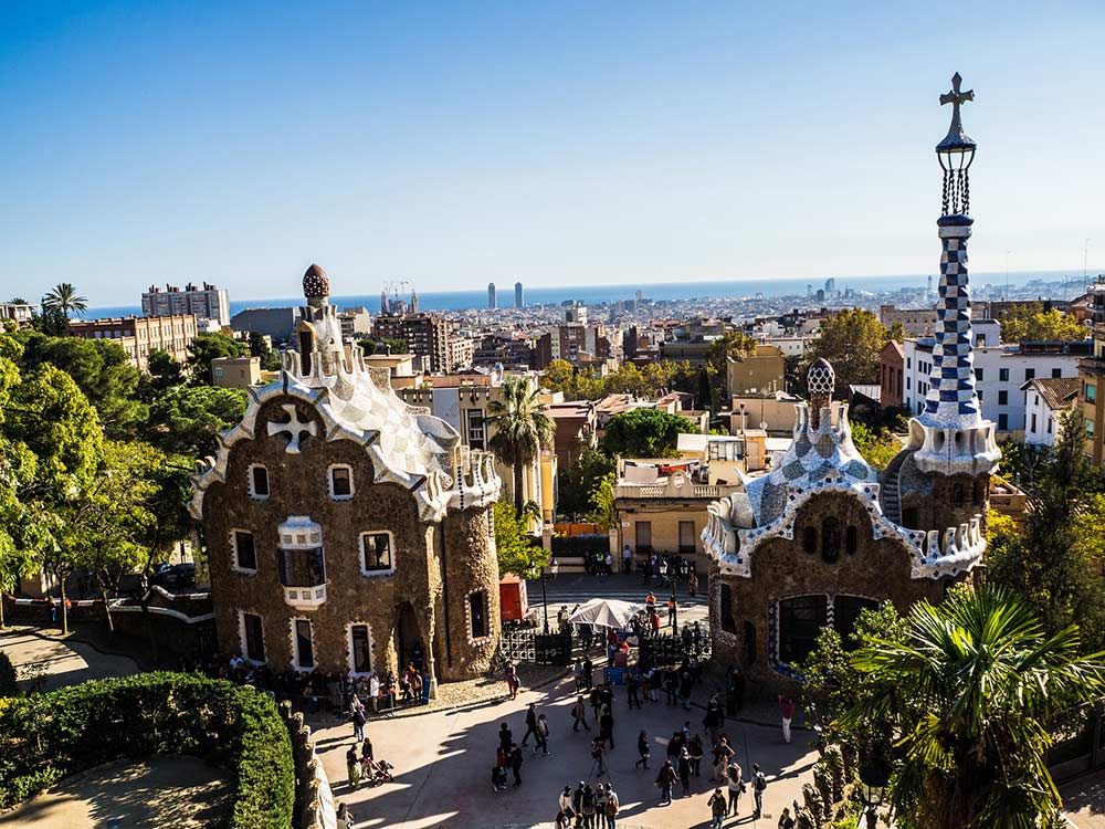 Park Guell main gate