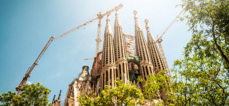 The Sagrada Familia in Barcelona